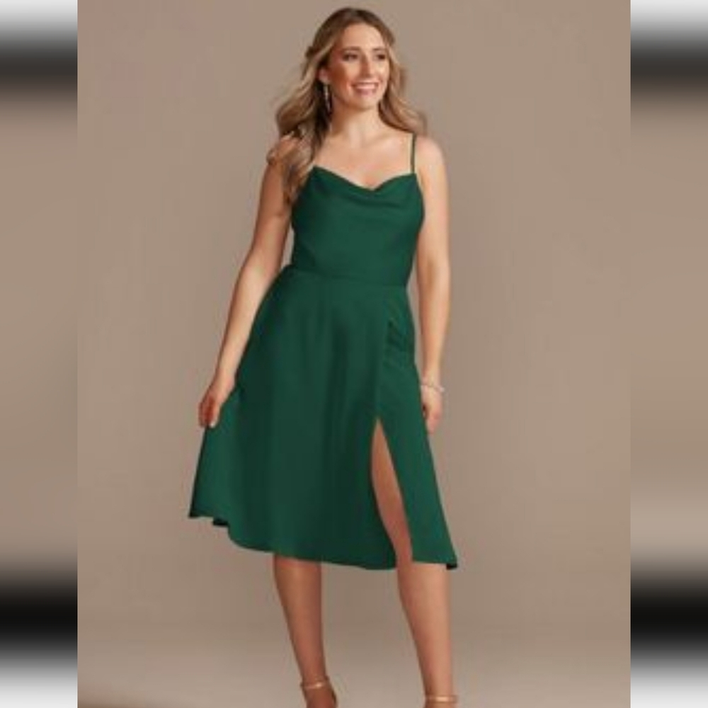 David's Bridal short bridesmaids dress